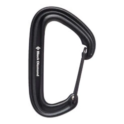 Black Diamond LiteWire -Rock Climbing Series Store 210234 0002 LITEWIRECARABINER BLACK