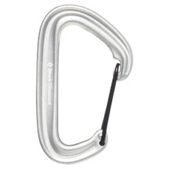 Black Diamond LiteWire -Rock Climbing Series Store 210234 1004 LITEWIRECARABINER LIGHTGRAY