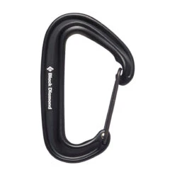 Black Diamond MiniWire -Rock Climbing Series Store 210235 0002 MINIWIRECARABINER BLACK