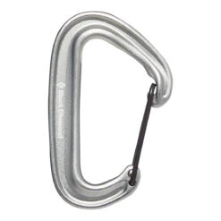 Black Diamond MiniWire -Rock Climbing Series Store 210235 1004 MINIWIRECARABINER LIGHTGRAY
