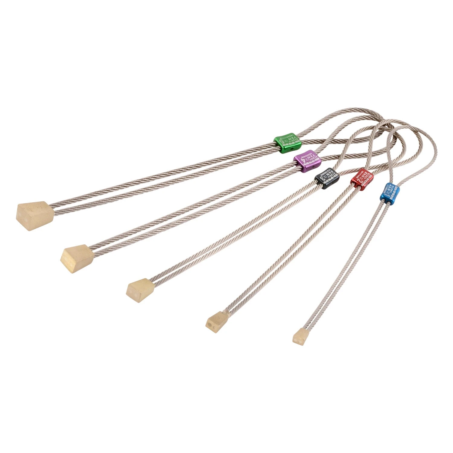 DMM IMP Brass Nut Set 1-5 3 DMM IMP Brass Nut Set 1-5