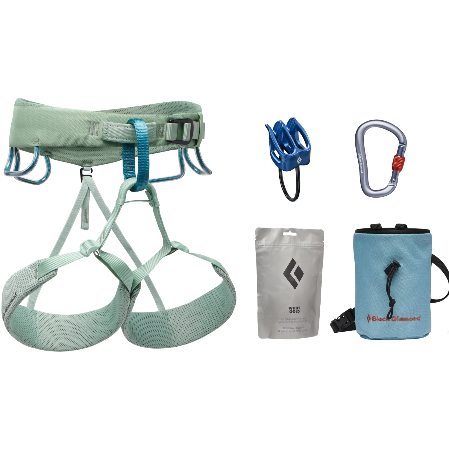 Black Diamond Momentum Harness Package - Womens 3 Black Diamond Momentum Harness Package - Womens