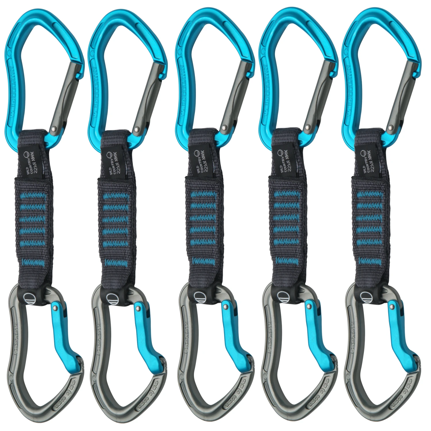 Wild Country Proton 12cm Quickdraw 5-Pack 3 Wild Country Proton 12cm Quickdraw 5-Pack